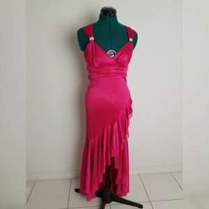 Hot pink cocktail dress size small